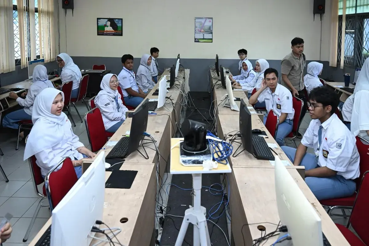 Ilustrasi siswa SMA yang akan mengikuti Tes Kemampuan Akademik (TKA) 2026. (Sumber: Dok. Puslapdik Kemendikdasmen)
