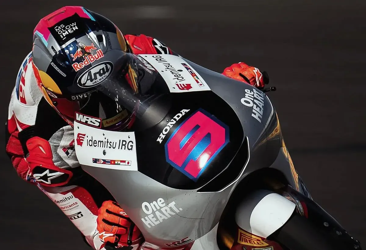 Veda Ega Pratama mengakhiri FP1 Moto3 Mandalika 2026 di posisi ke-10. (Sumber: Instagram/@veda_54)