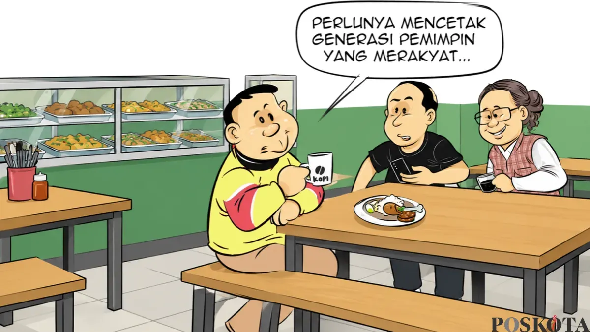 Ilustrasi Obrolan Warteg, Sabtu, 10 Oktober 2026. (Sumber: Poskota/Arif Setiadi)
