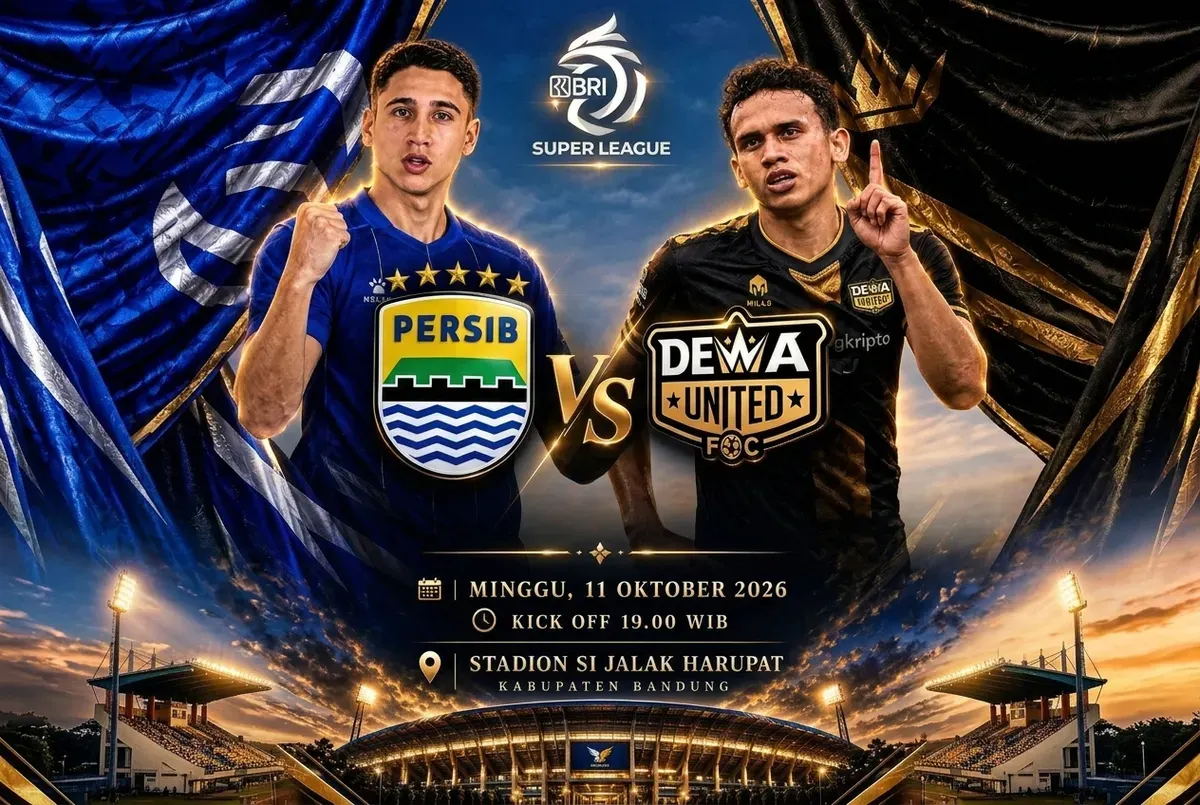 Link live streaming Persib vs Dewa United malam ini tersedia untuk penggemar sepak bola. (Sumber: X/@BobotohKaskus)