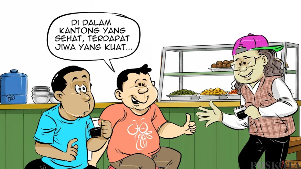 Ilustrasi Obrolan Warteg, Senin, 12 Oktober 2026. (Sumber: Poskota/Arif Setiadi)