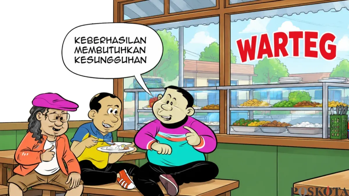 Ilustrasi Obrolan Warteg, Selasa, 13 Oktober 2026. (Sumber: Poskota/Arif Setiadi)