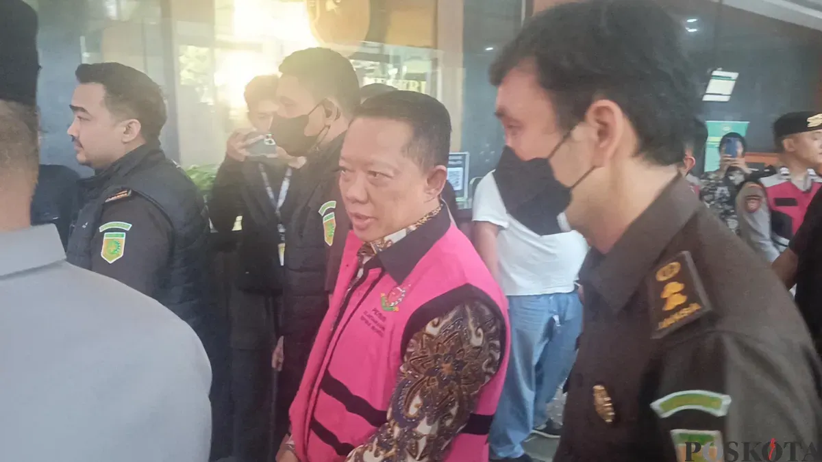 Mantan Jaksa Agung Muda Tindak Pidana Khusus (Jampidsus) Febrie Adriansyah di Pengadilan Tindak Pidana Korupsi (Tipikor) Jakarta Pusat, Rabu, 14 Oktober 2026. (Sumber: Poskota/Ali Mansur)