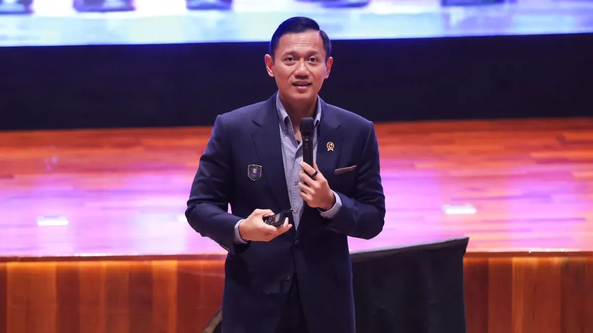 Menko Infra AHY memberikan pengayaan kepada sekitar 384 peserta P3MD yang diselenggarakan oleh URI bersama Danantara Corporate University. (Sumber: Dok. Istimewa)