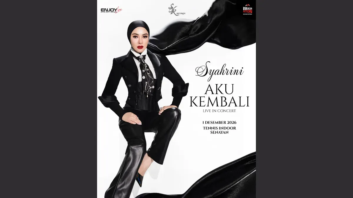 Syahrini kembali ke panggung musik tanah air dengan mengadakan konser bertajuk “Aku Kembali”. (Sumber: Dok. Instagram/@princessyahrini)