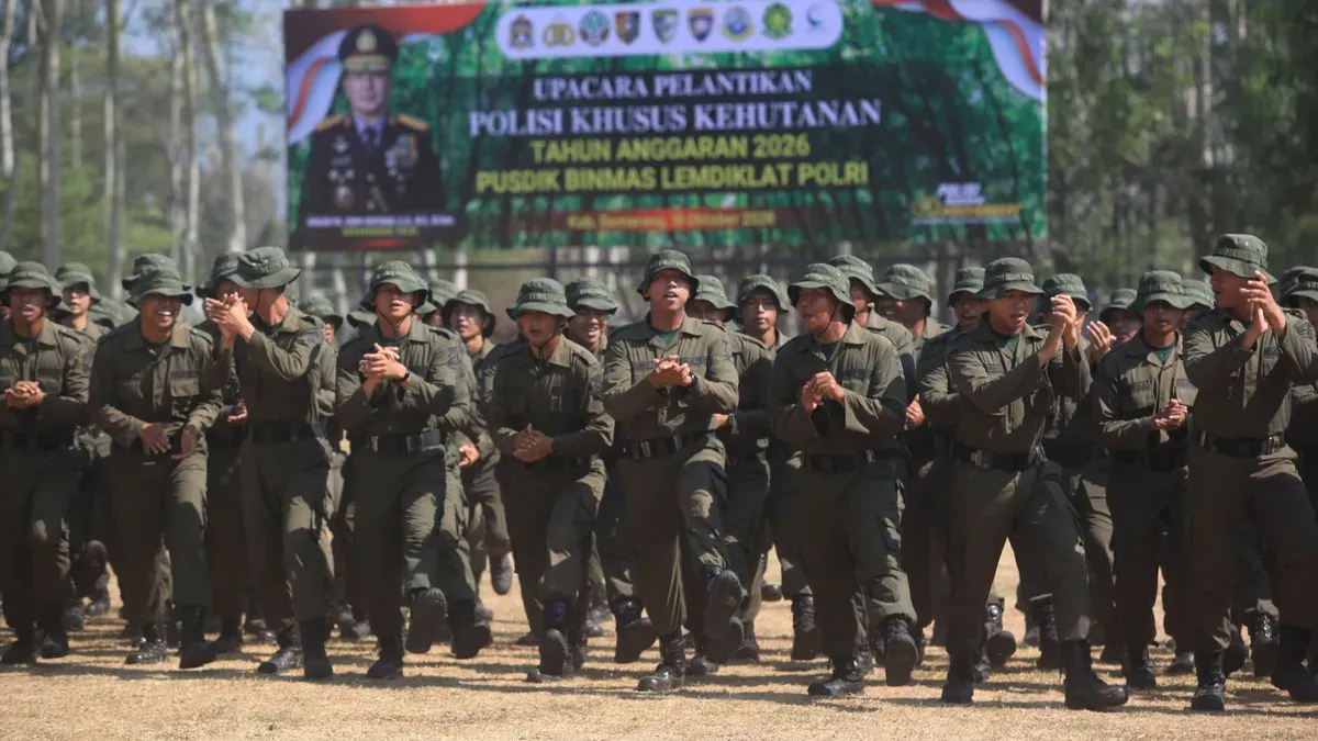Polisi Khusus Kehutanan mencapai 70.000 personel dikerahkan untuk memperkuat pencegahan karhutla di Indonesia. (Sumber: Dok. Polri)