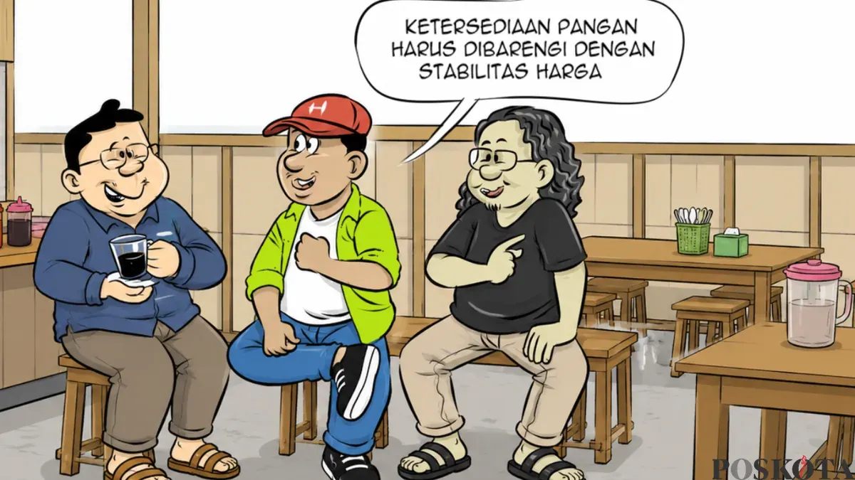 Ilustrasi Obrolan Warteg, Sabtu, 17 Oktober 2026. (Sumber: Poskota/Arif Setiadi)