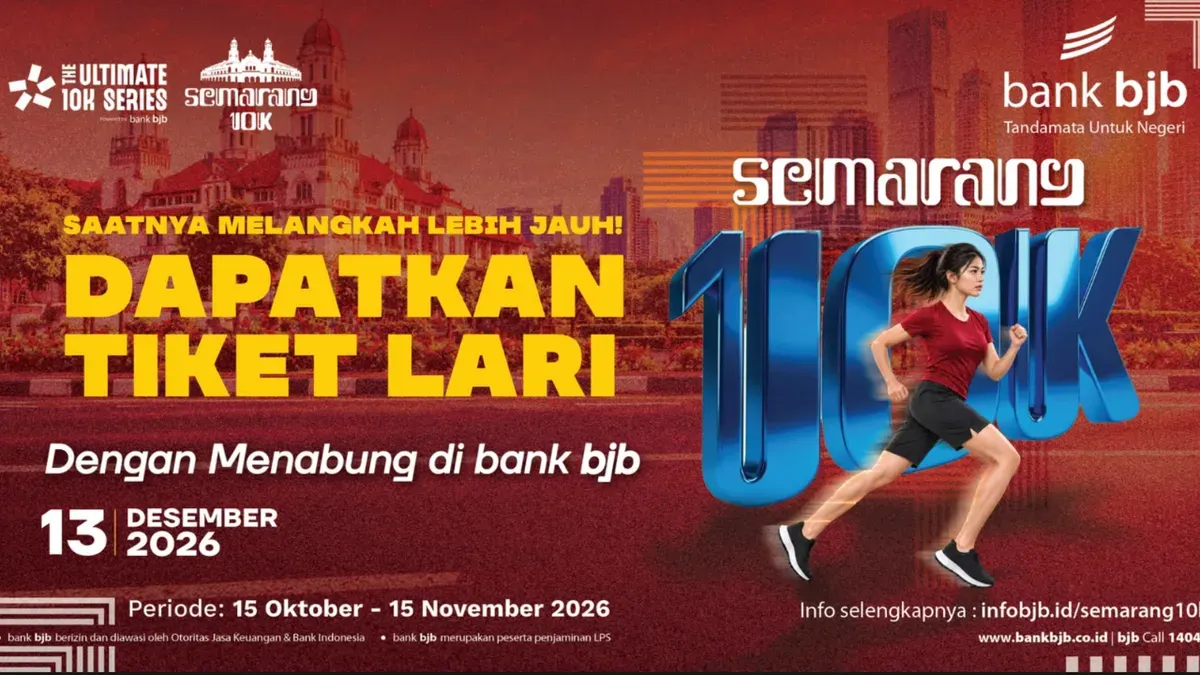 promo Semarang 10K 2026 bank bjb. (Sumber: Istimewa)