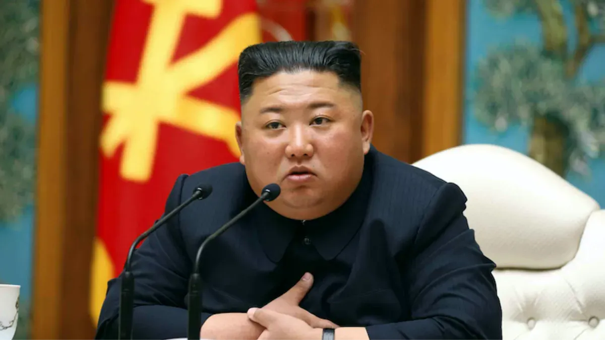 Rumor mengenai pemimpin tertinggi Korea Utara, Kim Jong Un meninggal dunia viral di media sosial. (Sumber: KCNA via NK News)