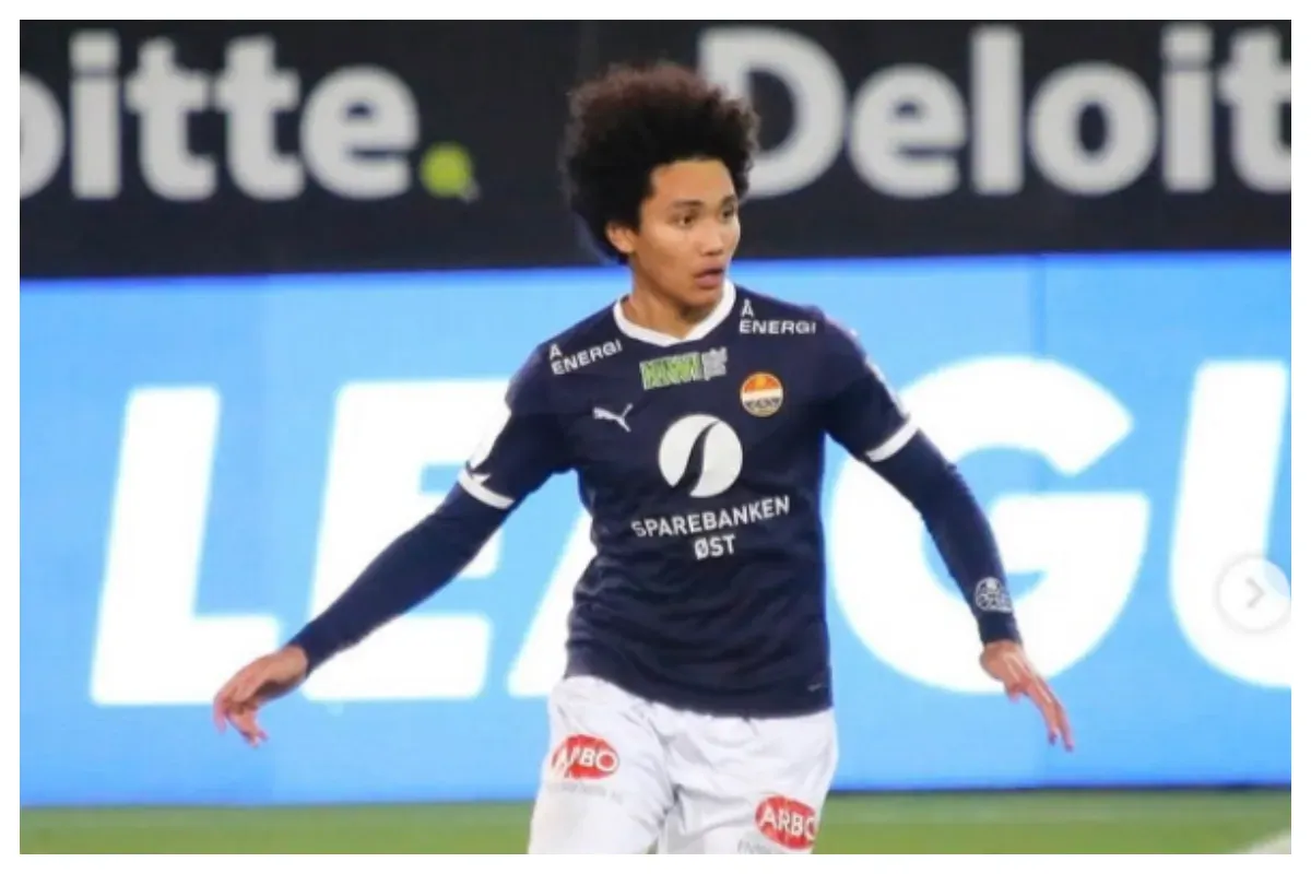 Samuel Agung Marcello Silalahi, gelandang muda berdarah Batak yang berkarier di kompetisi sepak bola Norwegia. (Sumber: Instagram/@pemainketurunan.id)