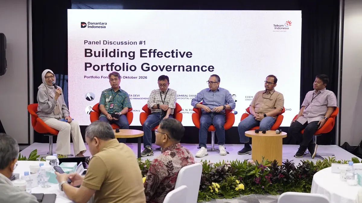 Portfolio Forum yang digelar di Telkom Landmark Tower, Jakarta, beberapa waktu lalu. (Sumber: Dok. Telkom Indonesia)
