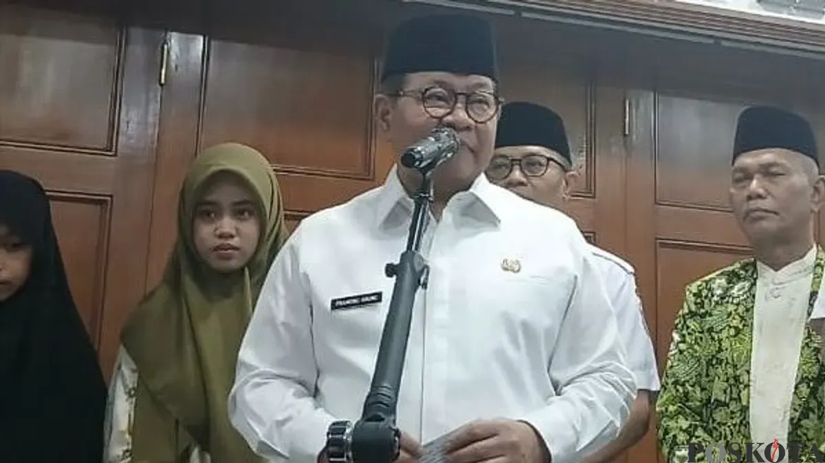 Gubernur Jakarta, Pramono Anung di Balai Kota, Gambir, Jakarta Pusat, Rabu, 21 Oktober 2026. (Sumber: Poskota/Syifa Putri)