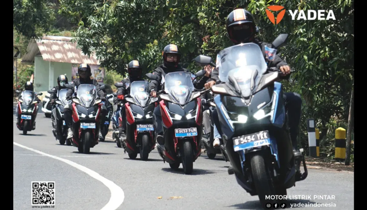 Yadea GT80 mencatat jarak tempuh 182 km dalam pengujian Bromo-Madura. (Sumber: Yadea Indonesia)