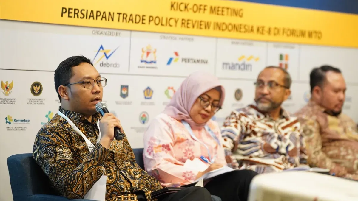 Trade Policy Review Indonesia kedelapan di WTO di ICE BSD, Kabupaten Tangerang, Banten, Kamis, 15 Oktober 2026. (Sumber: Dok. Istimewa)