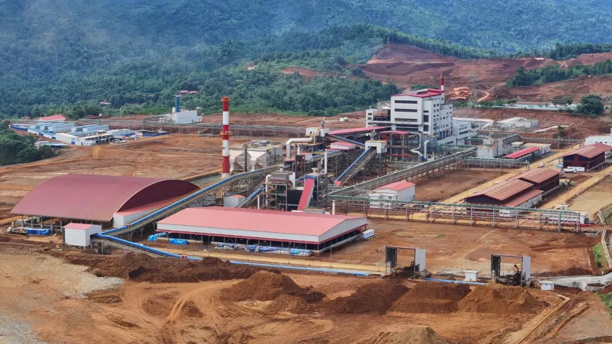 Kawasan industri Nikel PT CNI di Kolaka, Sulawesi Tenggara. (Sumber: Istimewa)