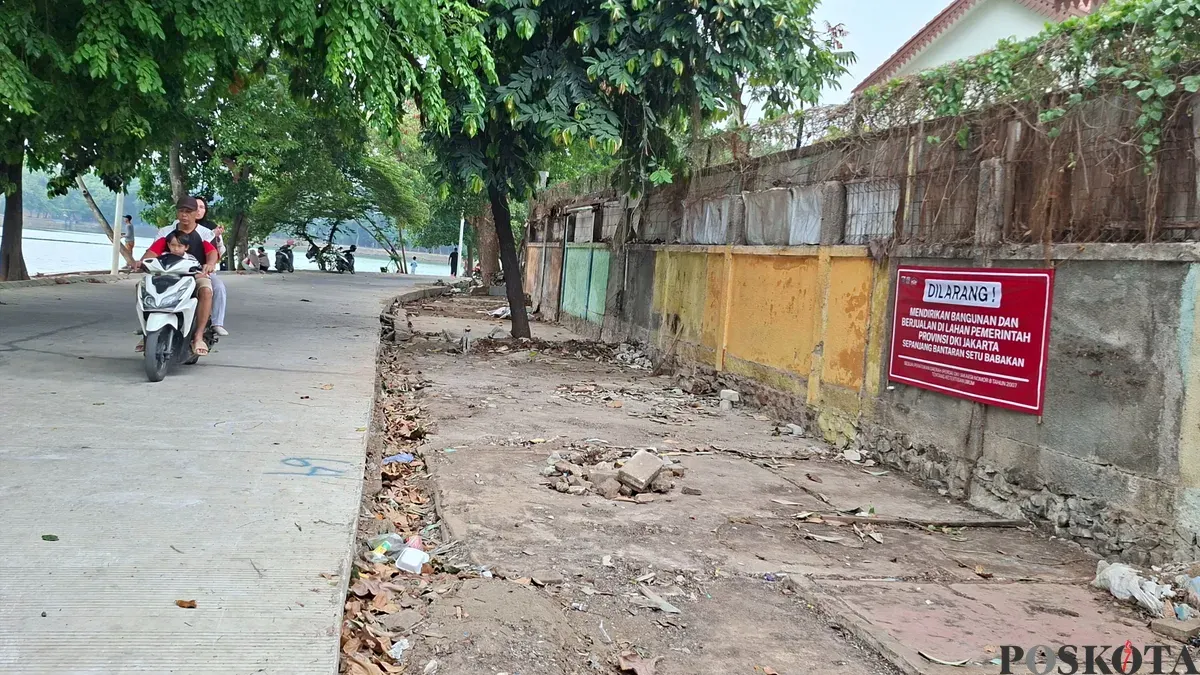 Kawasan wisata Perkampungan Budaya Betawi Setu Babakan, Srengseng Sawah, Jagakarsa, Jakarta Selatan, setelah direlokasi, Sabtu, 24 Oktober 2026. (Sumber: Poskota/Angga Pahlevi)
