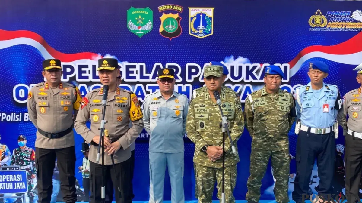 Polda Metro Jaya mengerahkan 2.938 personel gabungan dalam Operasi Patuh Jaya 2026 yang berlangsung selama 14 hari, mulai 26 Oktober hingga 8 November 2026. (Sumber: Poskota/ Ali Mansur)