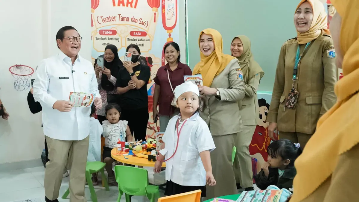Gubernur DKI Jakarta, Pramono Anung saat meresmikan Puskesmas Taman Sari, Senin 26 Oktober 2026. (Sumber: Pemprov DKI)