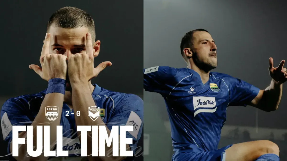 Balsa Sekulic mencetak dua gol saat Persib Bandung mengalahkan Melbourne Victory 2-0 pada matchday ketiga Grup E ACL Two 2026/2027 di Stadion Si Jalak Harupat, Rabu (28/10/2026). (Sumber: Persib)