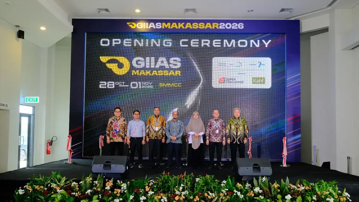 GIIAS Makassar 2026 resmi dibuka di Summarecon Mutiara Makassar Convention Center, Rabu, 28 Oktober 2026. (Sumber: Dok. Istimewa)
