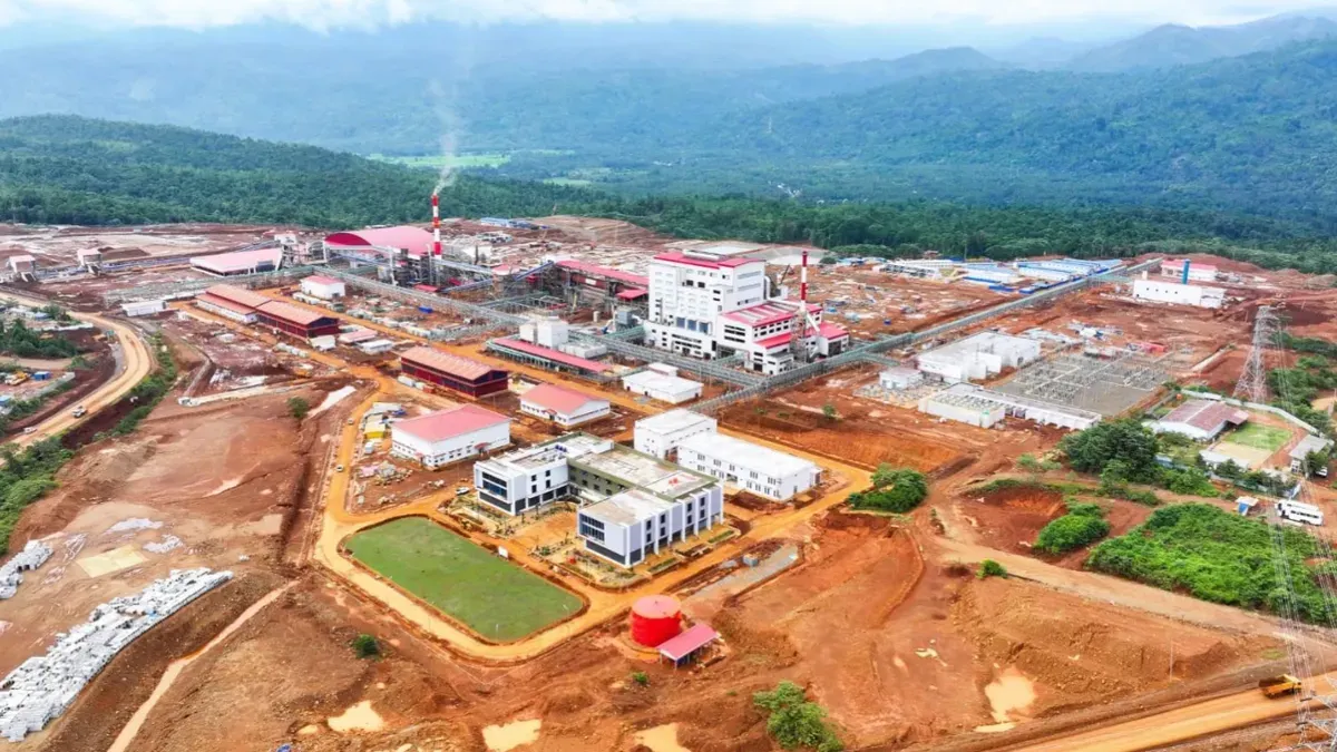 Kawasan industri Nikel PT CNI di Kolaka, Sulawesi Tenggara. (Sumber: Istimewa)
