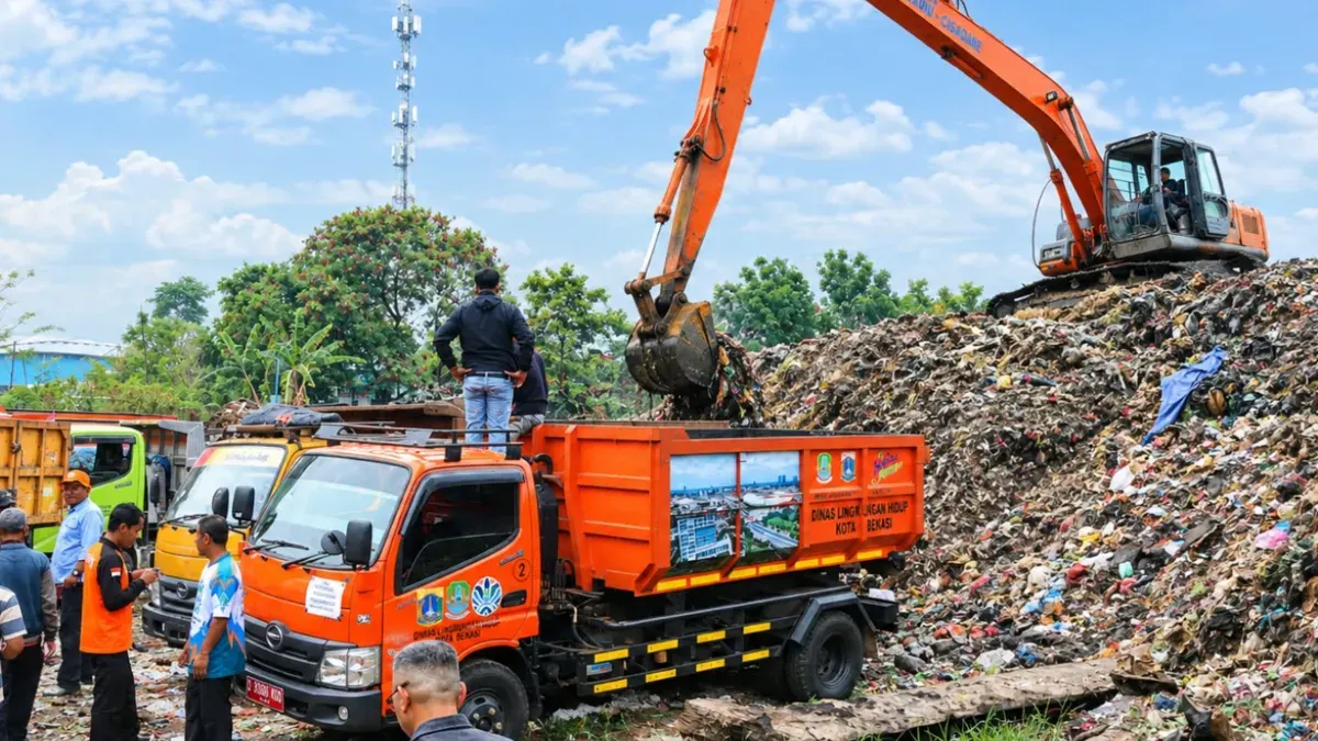 Penanganan sampah di Bekasi. (Sumber: Istimewa)