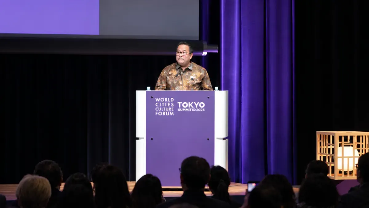 Wakil Gubernur DKI Jakarta, Rano Karno di WITH Harajuku Hall, Tokyo, Jepang, Jumat, 30 Oktober 2026. (Sumber: Pemprov DKI Jakarta)