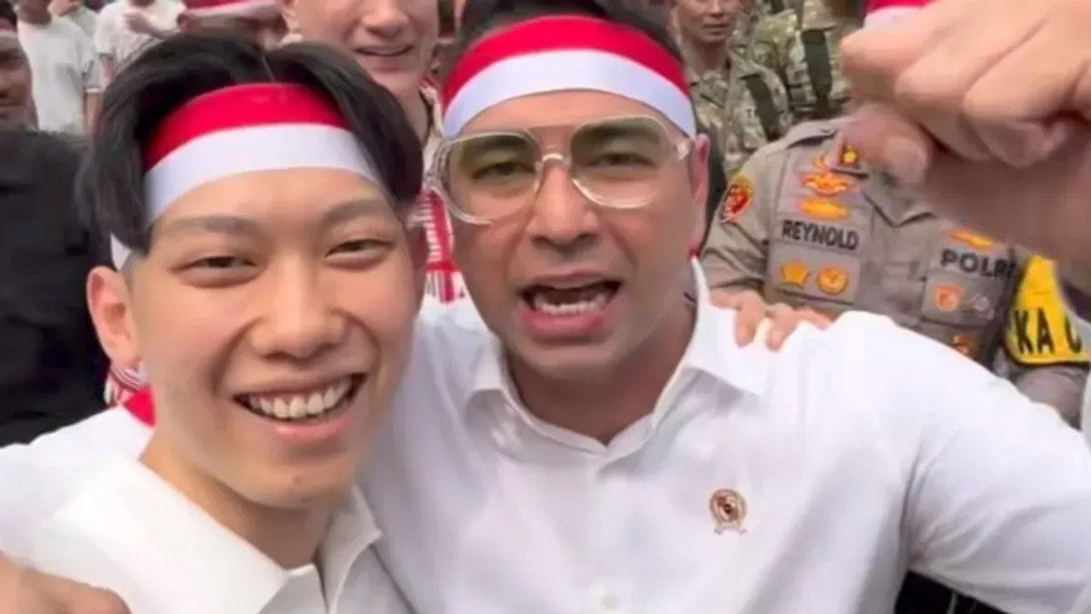 Raffi Ahmad berikan klarifikasi soal kehadiran di acara aksi Deklarasi Sumpah Pemuda 29 Oktober 2026. (Sumber: TikTok/@willie27_)