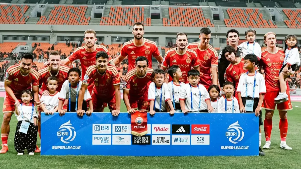Prediksi susunan pemain Dewa United vs Persija Jakarta di laga pekan kedelapan Super League 2026/2027. (Sumber: Instagram/@persija)