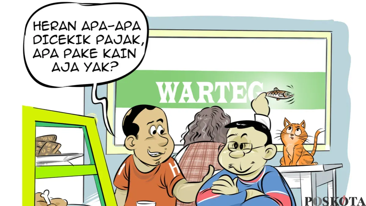 Ilustrasi Obrolan Warteg, Sabtu, 31 Oktober 2026. (Sumber: Poskota/Arif Setiadi)