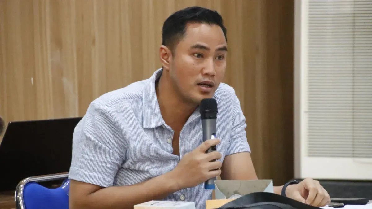 Anggota DPRD Jabar, Abdul Karim saat melakukan kunjungan kerja ke Kabupaten Bandung dalam rangka pembahasan Rancangan Perubahan Kebijakan Umum Anggaran dan Rancangan Perubahan Prioritas dan PPAS Tahun Anggaran 2026. (Sumber: Istimewa)