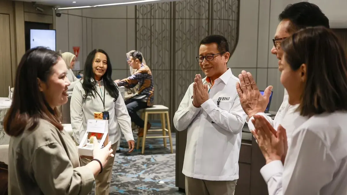 BNI memperingati Hari Pelanggan Nasional (Harpelnas) 2026 bertemakan "80 Tahun Melayani Sepenuh Hati". (Sumber: Dok. Istimewa)