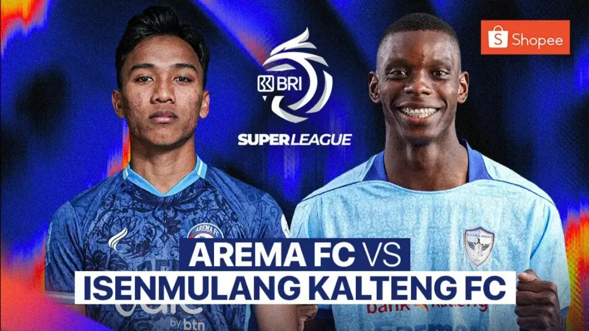Link live streaming Arema FC vs Isenmulang Kalteng FC di pekan pertama Super League 2026/2027 yang tayang di Vidio. (Sumber: Vidio)