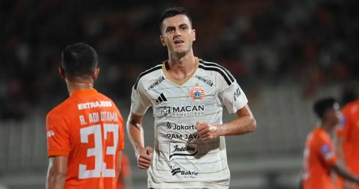 Alexander Jeremejeff menjadi penentu kemenangan Persija Jakarta atas Borneo FC 0-1 pada laga Super League di Stadion Segiri, Samarinda. (Sumber: Persija)