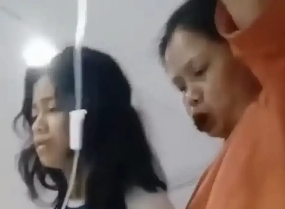 Febiola Br Purba, siswi SMK Swasta Bersama Berastagi, Kabupaten Karo, yang mengalami kondisi serius setelah diduga mengalami keracunan usai menyantap makanan program Makan Bergizi Gratis (MBG). (Sumber: Instagram)