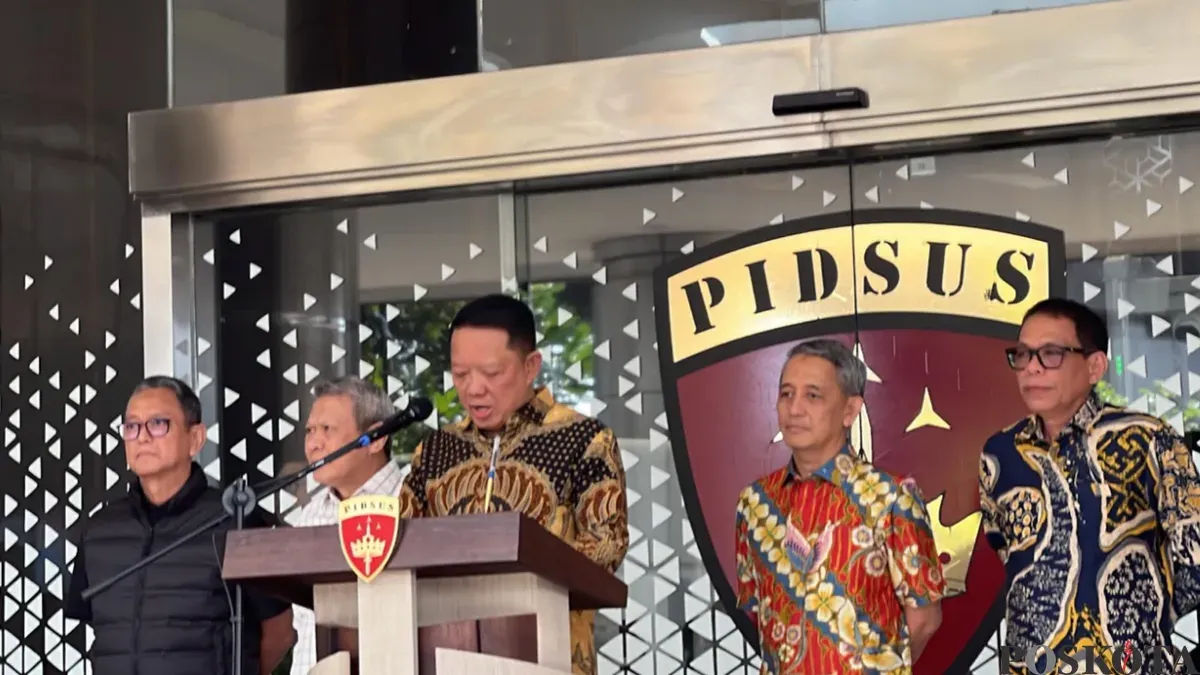 Mantan Jaksa Agung Muda Tindak Pidana Khusus (Jampidsus) Kejaksaan Agung Febrie Adriansyah, saat masih menjabat di Gedung Bundar Kejaksaan Agung, Jakarta Selatan. (Sumber: Pos Kota/Ali Mansur)