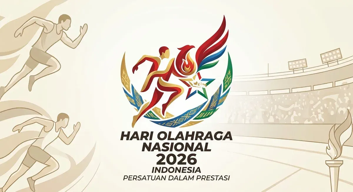 Link Twibbon Hari Olahraga Nasional 2026 gratis. (Sumber: Dok.LDIISampit)