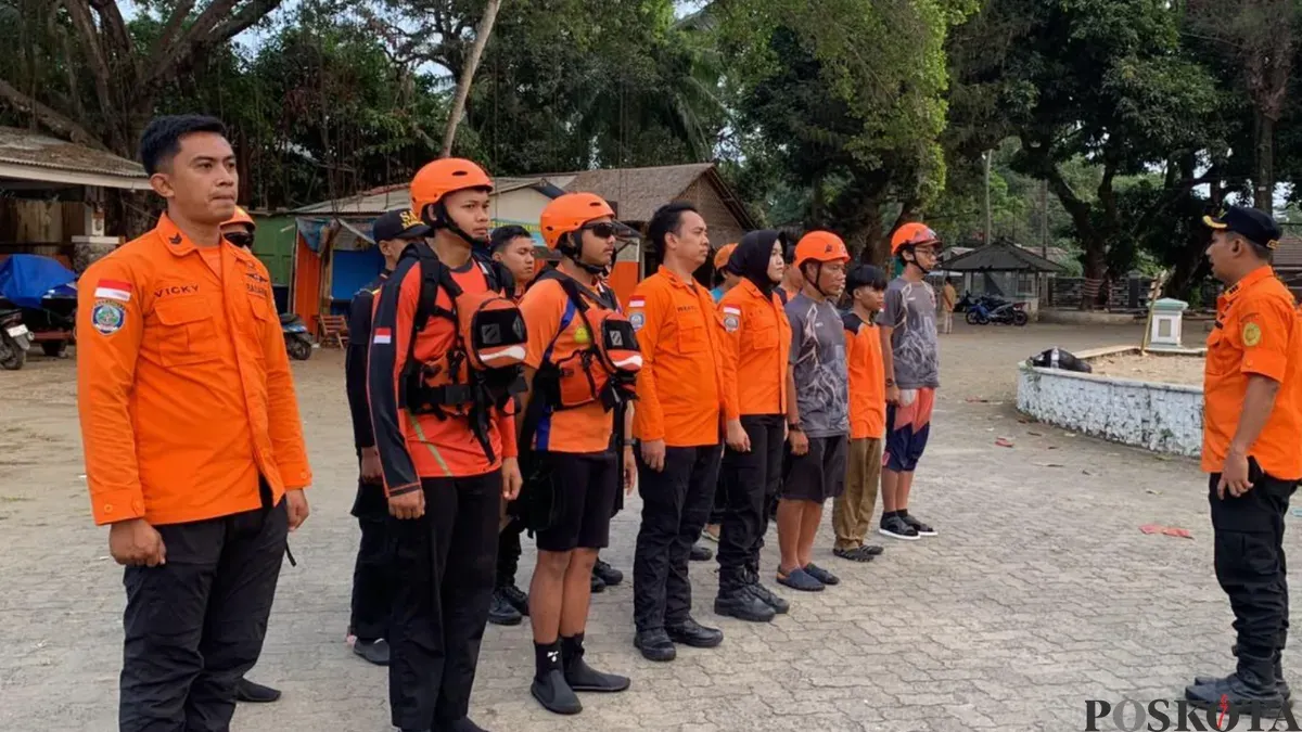 Tim SAR Gabungan kembali melakukan pencarian speed boat yang hilang kontak di Perairan Selat Sunda, Kabupaten Pandeglang, Banten, pada hari kedua operasi, Rabu, 9 September 2026. (Sumber: Pos Kota/ Ali Mansur)