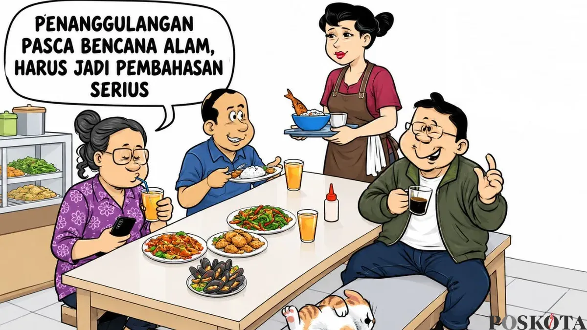 Obrolan warteg edisi hari ini, Jumat, 11 September 2026. (Sumber: Poskota/Arif Setiadi)