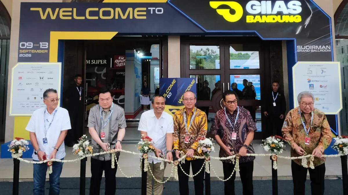 Pembukaan GIIAS Bandung 2026 di Sudirman Grand Ballroom, Kota Bandung, Rabu, 9 September 2026. (Sumber: Dok. GAIKINDO)
