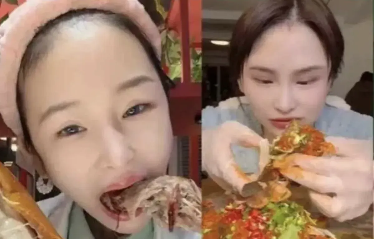 Influencer mukbang Yingying meninggal dunia di usia 24 tahun. Kasusnya menyoroti risiko kesehatan akibat makan berlebihan dan kadar kalium rendah. (Sumber: Instagram)