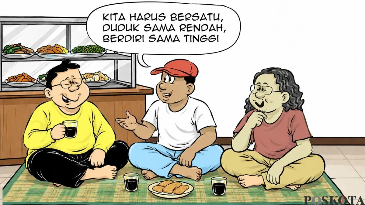 Obrolan warteg edisi hari ini, Senin, 14 September 2026. (Sumber: Poskota/Arif Setiadi)