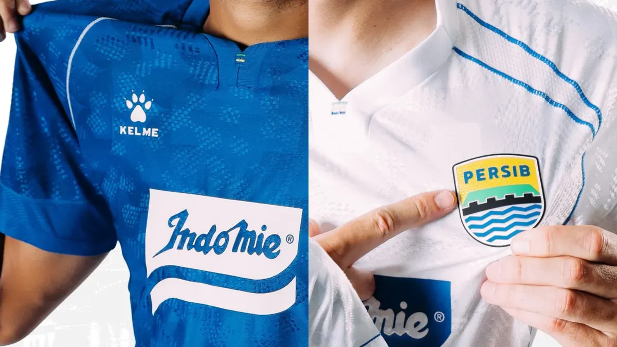 Jersey Persib Bandung untuk berlaga di ACL Two 2026/2027 dengan tajuk 'Edankeun di Asia'. (Sumber: Instagram/@persib)