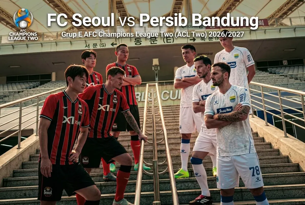 Link live streaming FC Seoul vs Persib Bandung di ACL Two 2026/2027 sore ini. (Sumber: X/@bandungfootball)
