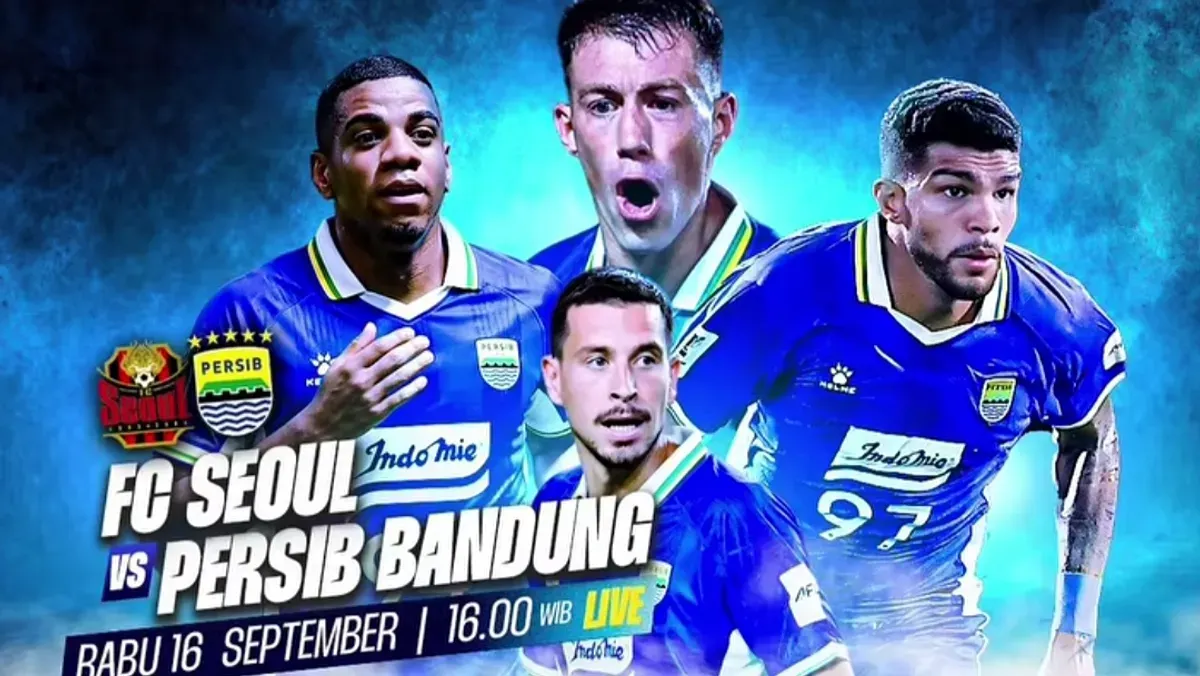 Link live streaming Persib Bandung vs FC Seoul di laga perdana ACL Two 2026/2027 hari ini, Rabu, 16 September 2026. (Sumber: Instagram/@rctisports)