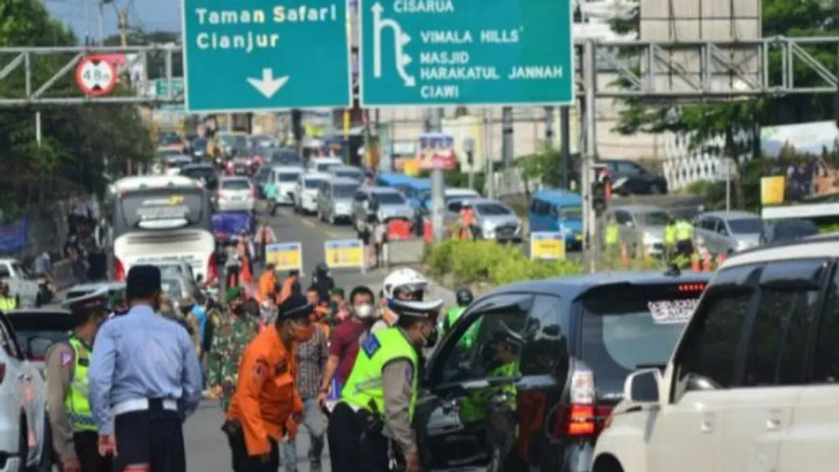 Jadwal ganjil genap Puncak Bogor akhir pekan ini, yaitu Sabtu, 19 September dan Minggu, 20 September 2026 ditiadakan. (Sumber: Dok. Korlantas Polri)