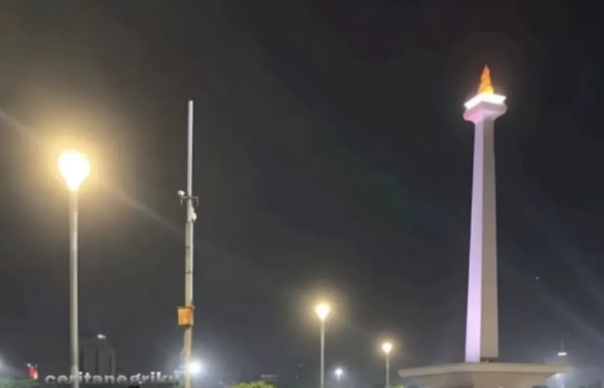 Sejumlah ikon Jakarta, termasuk Monas dan Bundaran HI, akan dipadamkan pencahayaannya selama 60 menit pada Sabtu (19/9/2026) dalam rangka Hari Ozon Sedunia. (Sumber: Facebook)