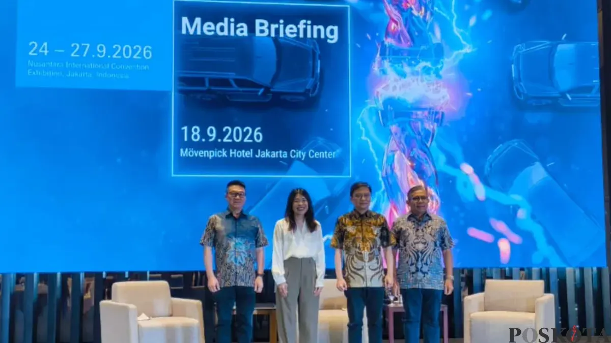 Press conference Automechanika Jakarta 2026. (Sumber: Pos Kota/ Dimas)