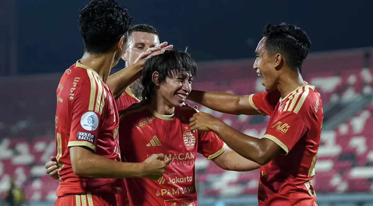 Persija mengamankan kemenangan tipis 1-0 atas Java United pada pekan ketiga Super League 2026/2027 di Stadion I Wayan Dipta, Bali. (Sumber: Ileague)
