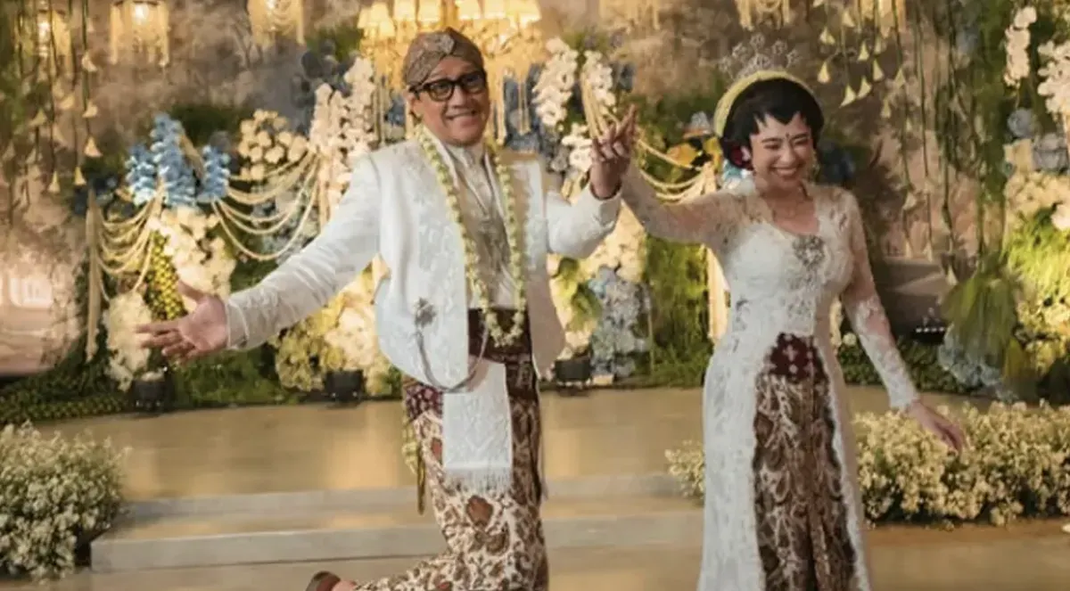 Andre Taulany dan Amanda Rigby resmi menjadi suami istri. (Sumber: Instagram/@andretaulany)